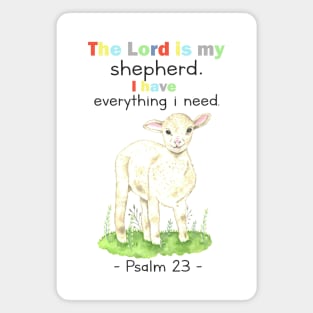 Psalm 23 kids, the lord is my shepherd Magnet